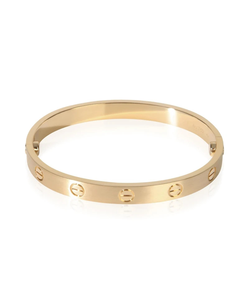 Pre-Owned Cartier Yellow Gold Brushed Finished Love Bracelet