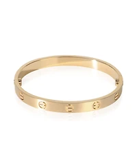 Pre-Owned Cartier Yellow Gold Brushed Finished Love Bracelet