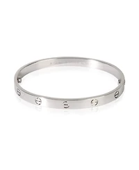 Pre-Owned Cartier White Gold Love Bracelet