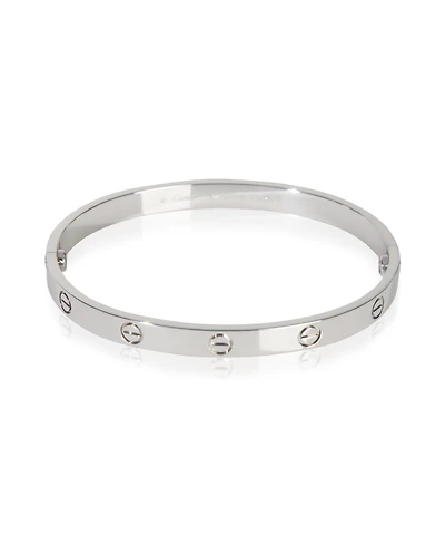 Pre-Owned Cartier White Gold Love Bracelet