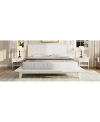 Streamdale Furniture Platform Bed Frame with Headboard