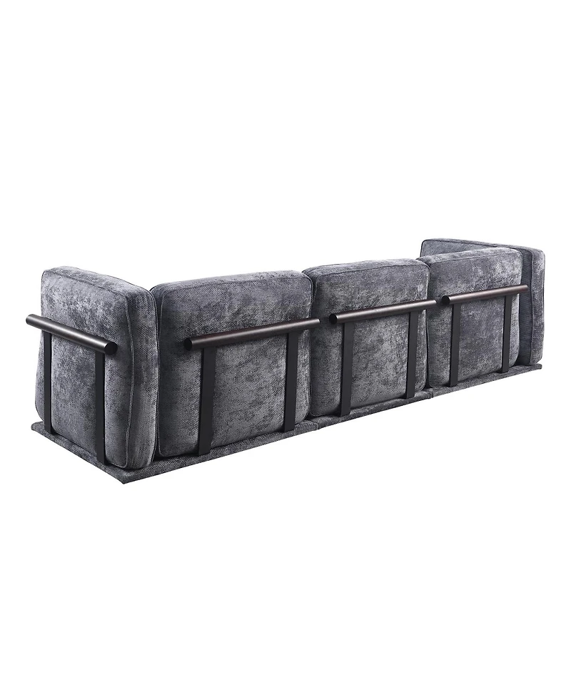 Streamdale Furniture Fashionable modular chenille sofa with iron and wood frame