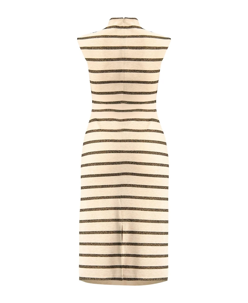 Ivonne Women's Striped Jersey Midi Dress