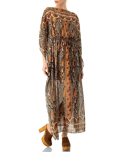 Ivonne Women's Long Batwing Sleeve Dress