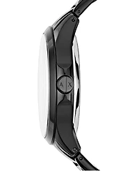 A|X Armani Exchange Men's Black Stainless Steel Bracelet Watch, 46mm