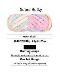 Gnuadz Chunky Yarn Hand Knitting No7 Thick Knitters Crafters