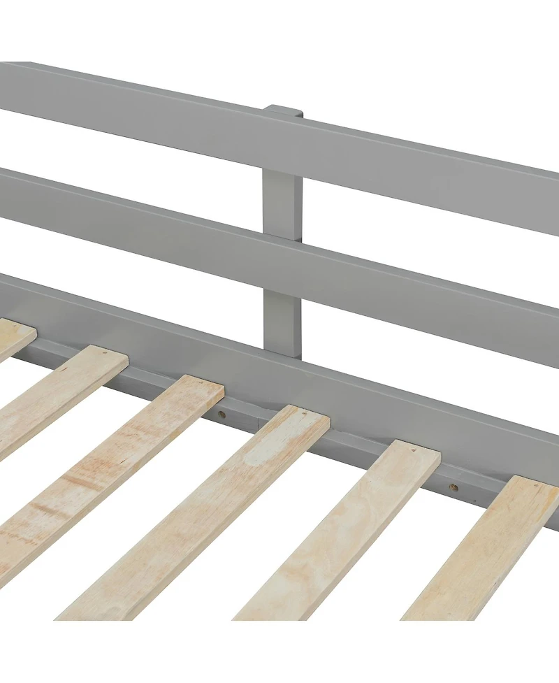 Streamdale Furniture Bunk Bed with 4 Drawers, Rail, Light, Shelves