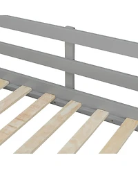Streamdale Furniture Bunk Bed with 4 Drawers, Rail, Light, Shelves