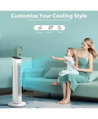 Antarctic Star Oscillating Tower Fan with Led Display, Remote and 15H Timer