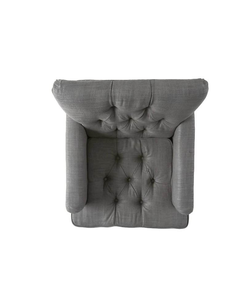 Streamdale Furniture Tufted Back Club Chair - Fabric/Microfiber