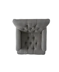 Streamdale Furniture Tufted Back Club Chair - Fabric/Microfiber