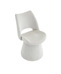 Streamdale Furniture Modern Chenille Accent Chair with Hollow Back