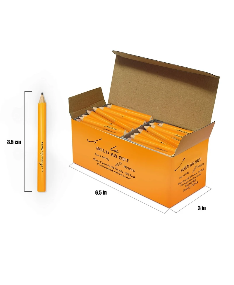 Gnuadz Golf Pencils With Erasers Bulk Pack