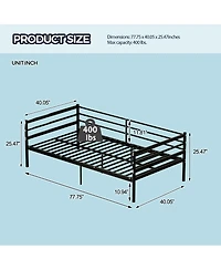 Streamdale Furniture Loft Bed With Sofa