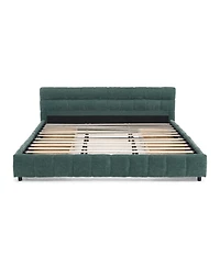 Streamdale Furniture Ca King Upholstered Bed with Storage Drawer