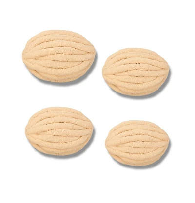 Gnuadz 4 Pack Chunky Yarn No7 Thick Almond