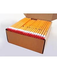 Gnuadz Wood-cased 2 Pencils Pre-sharpened With Erasers Hb Lead For Writing Drawing Sketching