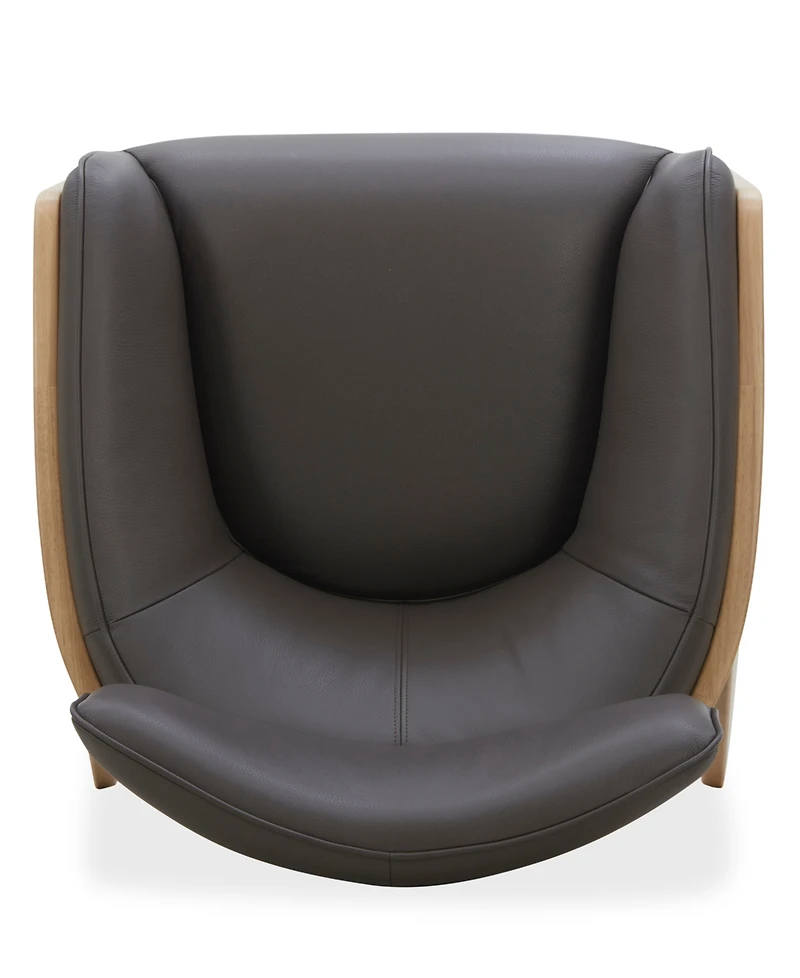 Cherin 32" Leather Upholstery Accent Chair