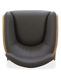 Cherin 32" Leather Upholstery Accent Chair
