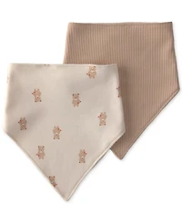 Carter's Baby Boys' Bear Bibs, 2-Pack