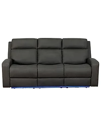 Hewitt 85" Leather Power Reclining Sofa
