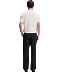 Boss by Hugo Men's Structured Fabric Regular-Fit Knit Polo Shirt