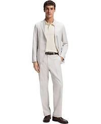 Boss by Hugo Men's Cotton Regular-Fit Patterned Collar Polo Shirt