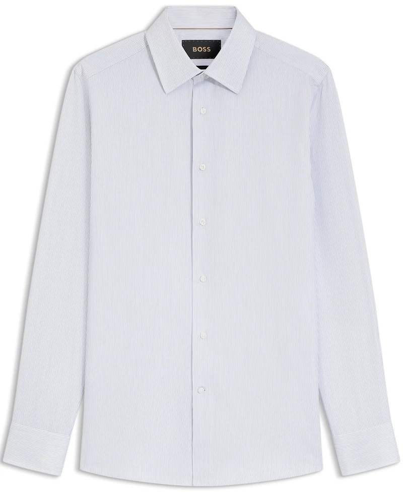 Boss by Hugo Men's Cotton Slim-Fit Striped Dress Shirt