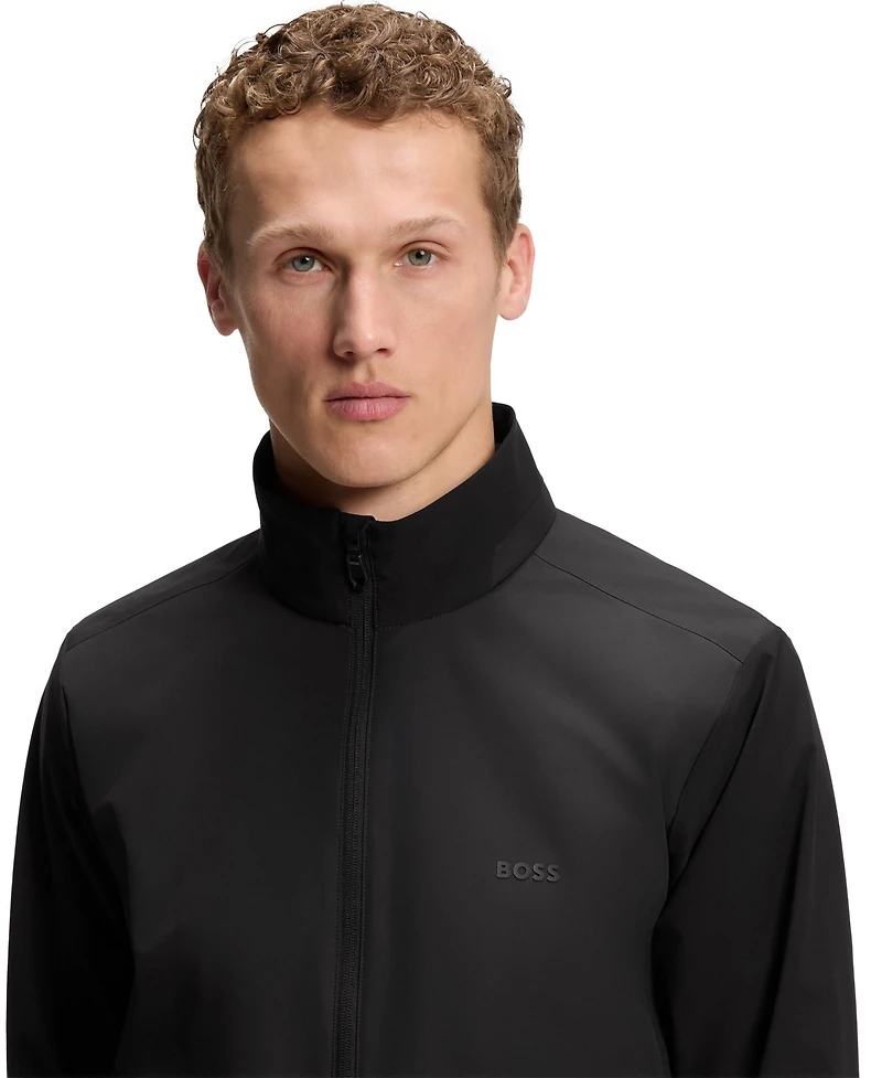Boss by Hugo Men's Water-Repellent Regular-Fit Stretch Jacket