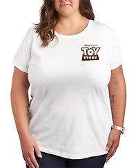 Hybrid Apparel Plus Toy Story 4 Sheriff Woody Show Short-Sleeve Graphic T-Shirt
