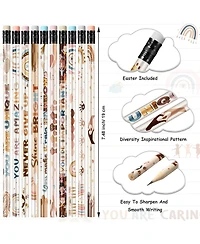 Gnuadz Inspirational Pencils Bulk Motivational School Stationery Gifts