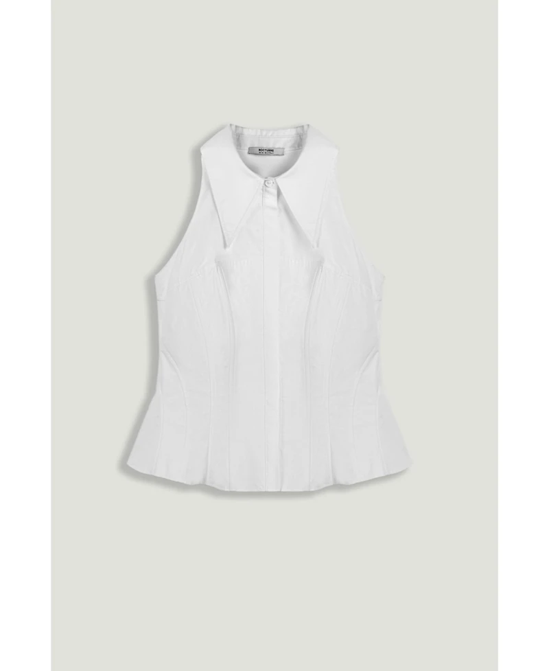 Nocturne Women's Sleeveless Sculpted Shirt
