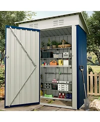 gaomon Storage Shed Metal Tool Garden Shed for Garden, Backyard, Patio