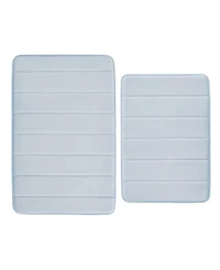 Truly Soft Solid Memory Foam 2-Pc. Bath Rug Set