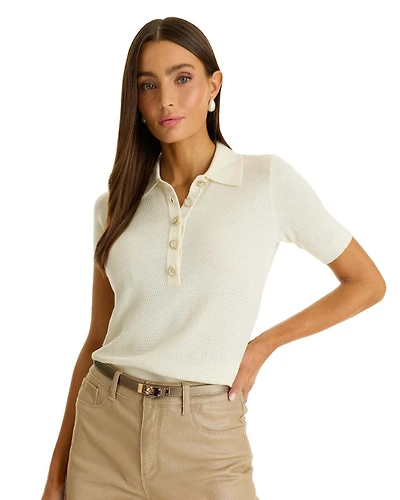 The Noli Shop Women's Leya Rose Polo Shirt