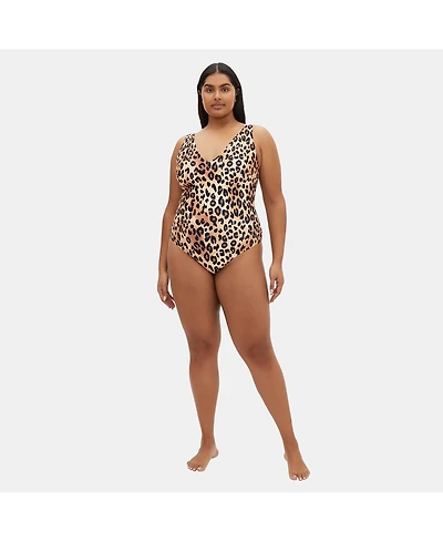 City Chic Plus Vigo Print 1 Piece