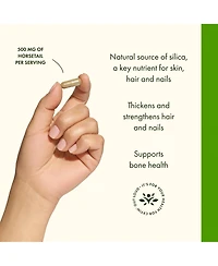 Swanson Horsetail, Hair, Skin and Nails, Bone Health and Urinary Tract Support, Herbal Supplement, quality Ingredients, 90 Capsules
