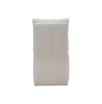 Liberty Furniture Industries, Inc. Accent Dining Chair with Castors - Squared Back - Ivory Upholstry