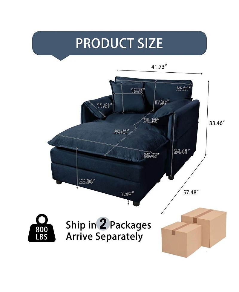 Streamdale Furniture Chenille Modular Sofa: Ultimate Comfort, Customizable, Modern Design