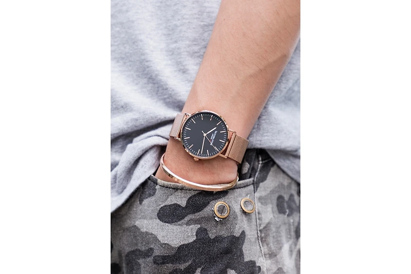 Victoria Hyde Classic Men's Watch - Modern Minimalism with Stainless steel strap