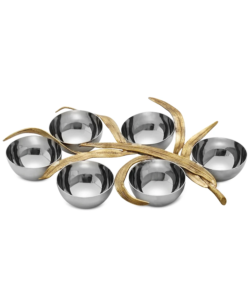 Michael Aram Palm Collection 6-Compartment Seder Plate