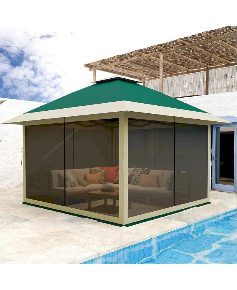 gaomon 12x12 Pop Up Gazebo Outdoor Canopy Shelter