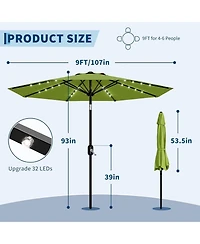 gaomon Ft Outdoor Table Patio Umbrella