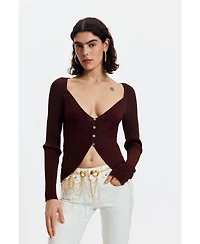 Desigual Women's Frayed flare jeans