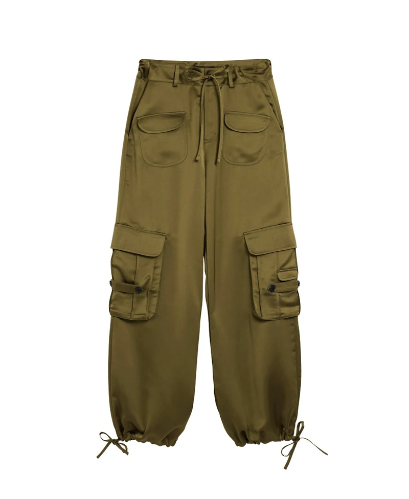 Desigual Women's Satin cargo pants