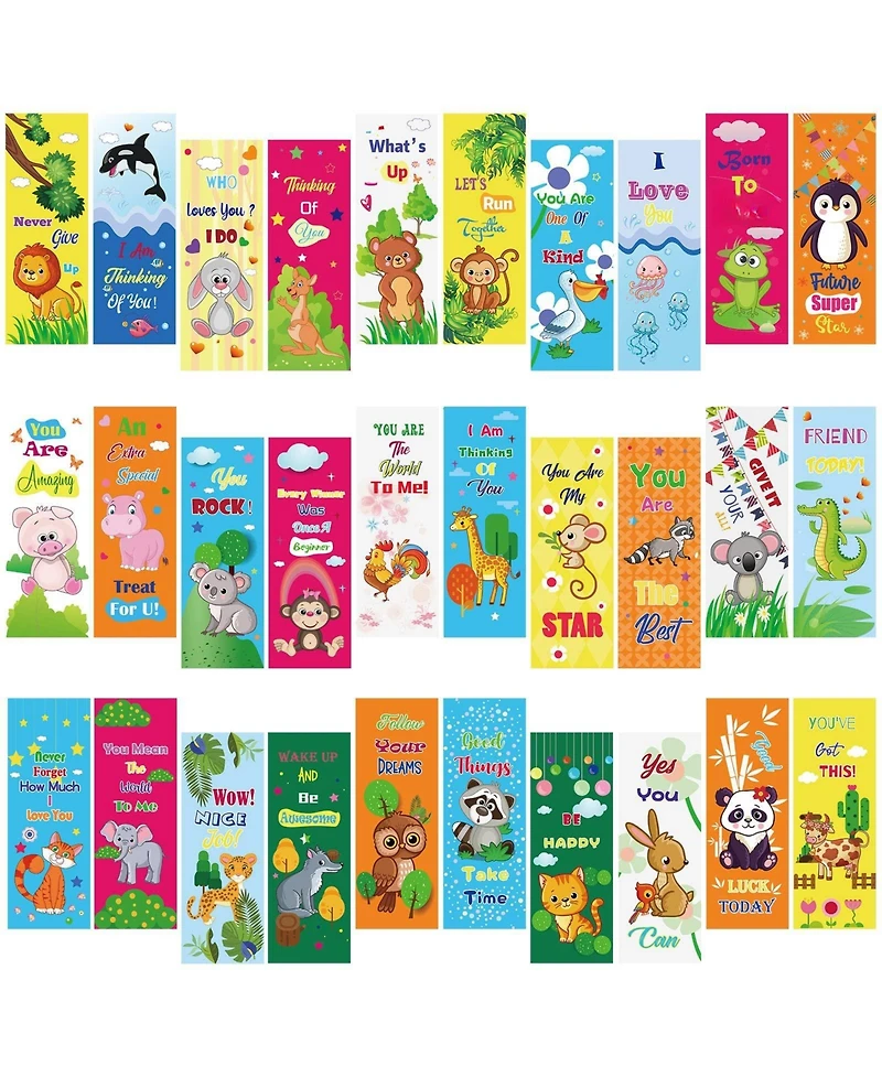 Gnuadz Animal Bookmarks Inspirational Motivational Reading Gifts