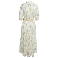 Pre-Owned Zimmermann Women's Floral Print Cotton Top And Skirt Set