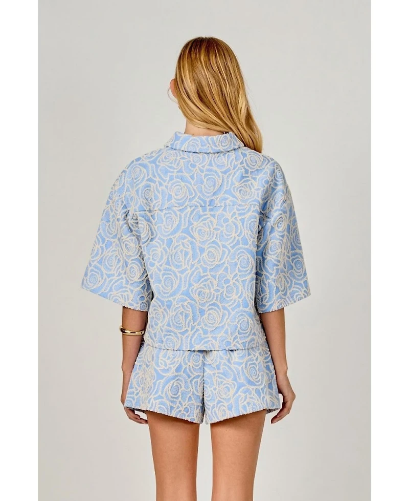 endless rose Women's Embroidered detail Top