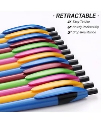 Gnuadz Gripped Ballpoint Pens Click Comfort Grip Ink Medium Point 60 Pack