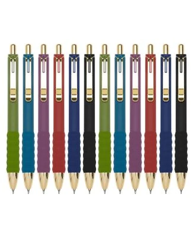 Gnuadz Gel Pens Ink Fine Point Retractable 12 Count